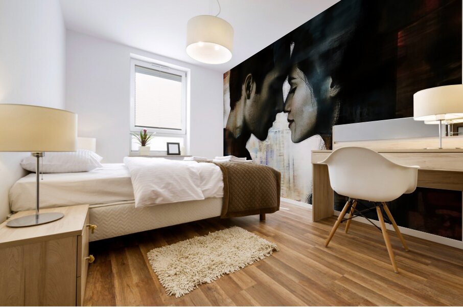 Fading into Us Mural print