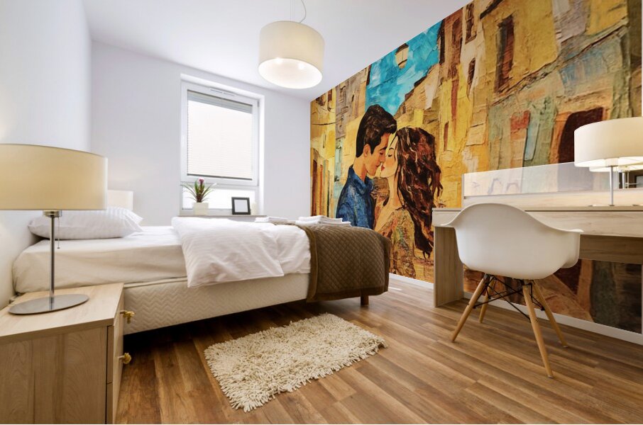 Beneath the Lanterns Mural print