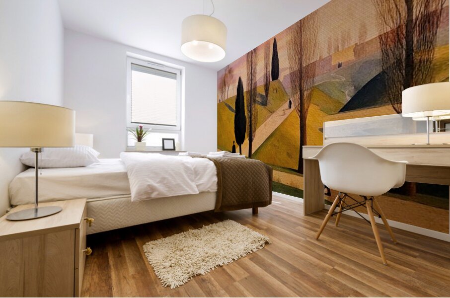 Where Shadows Walk Gently Mural print