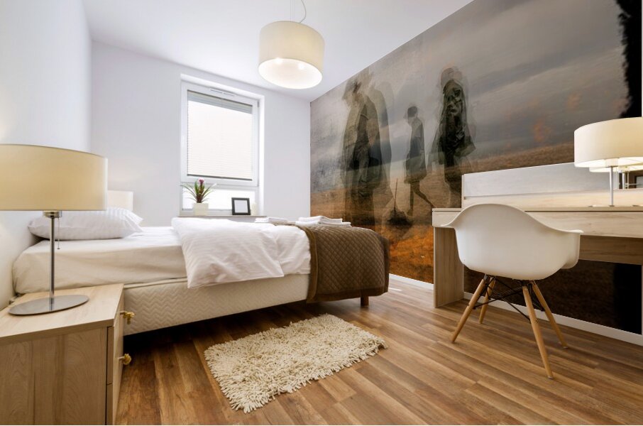 Where Time Walks Mural print