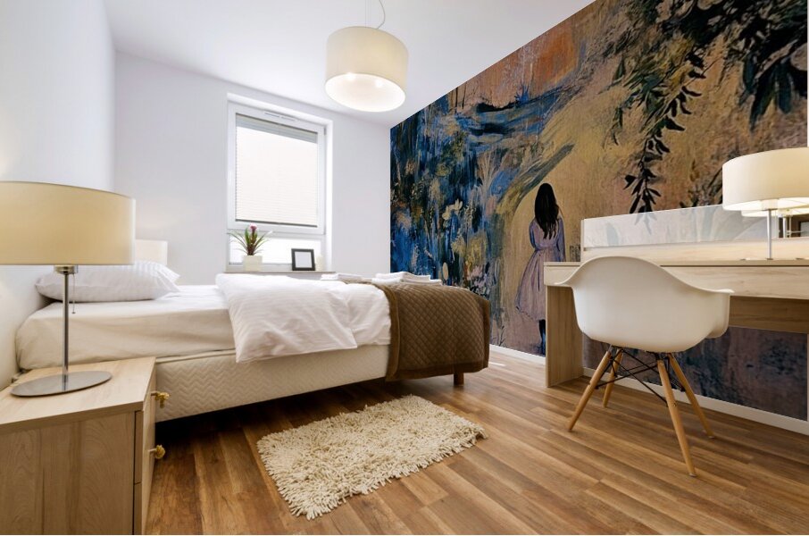 Painted Rain Mural print