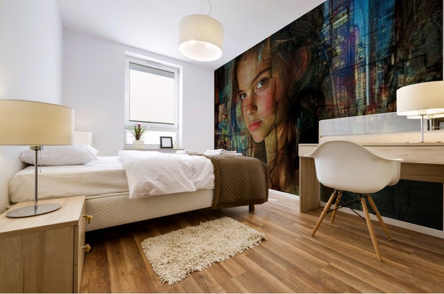 Ethereal Gaze Mural print