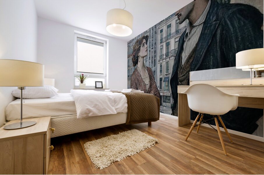 The Moment Before Goodbye Mural print