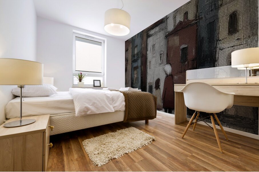 Holding Hands with Time Mural print