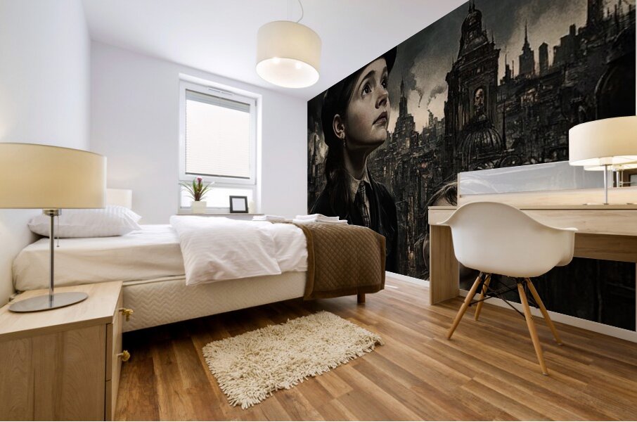 Falling Stars Mural print