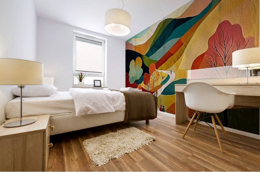 Where the Colors Lead Mural print