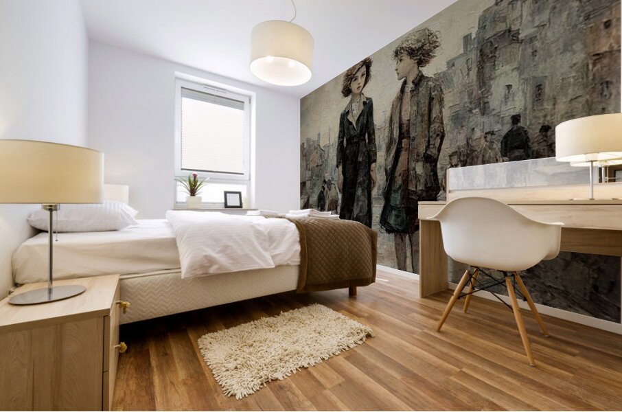 Silent Sisters Mural print