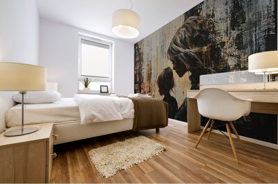 Silent Glow Mural print