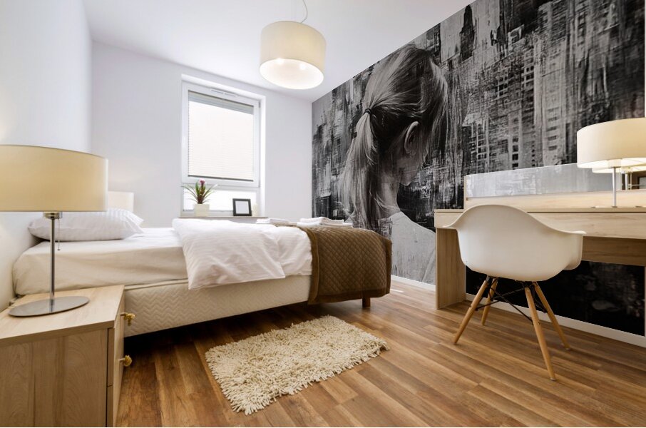 Eyes on the Vanishing Mural print