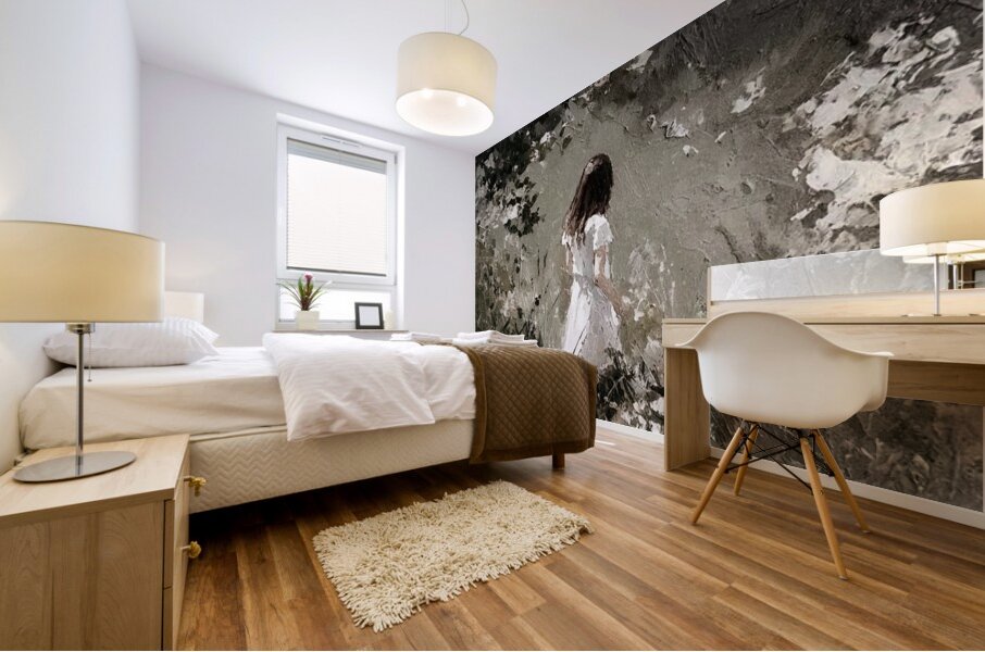 In the Quiet Meadow Mural print