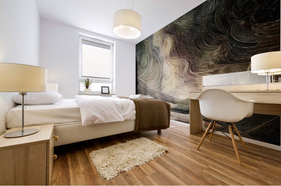 Swirling Light Mural print