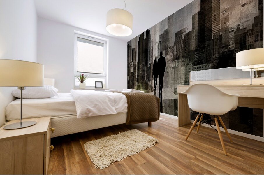 Where Shadows Walk Mural print