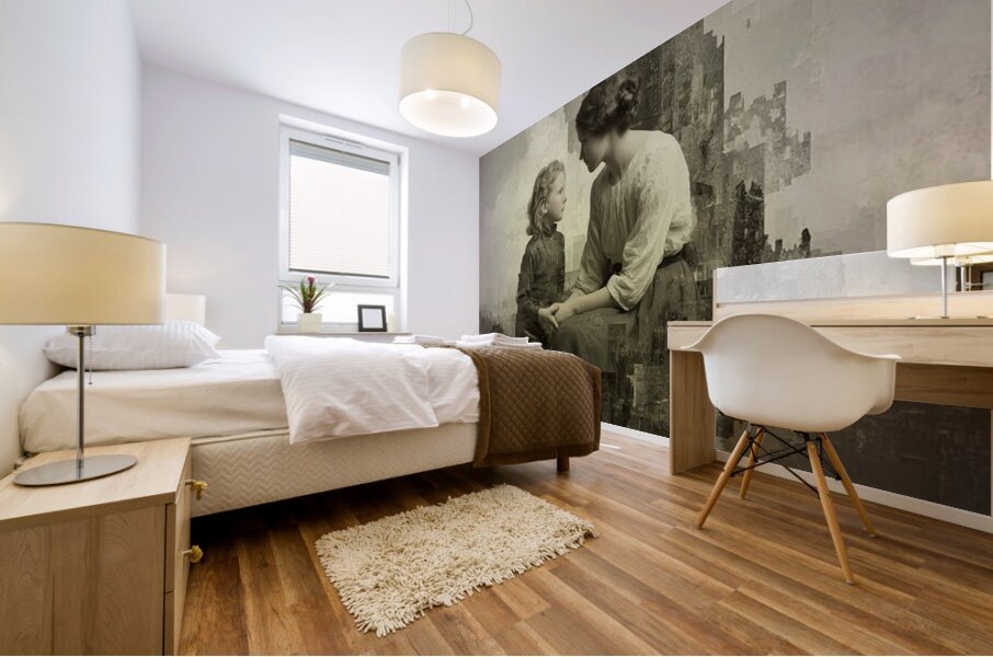 Hands That Hold Mural print