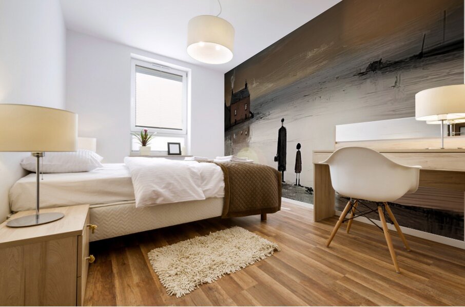 The Waiting Shore Mural print