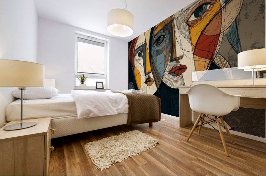 The Split Within Mural print