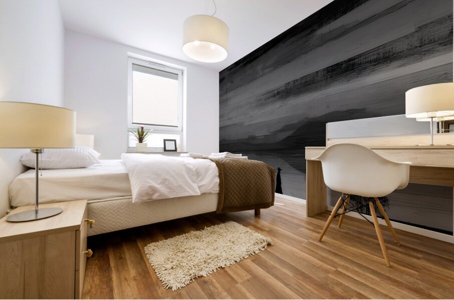 Silhouettes on the Edge Mural print