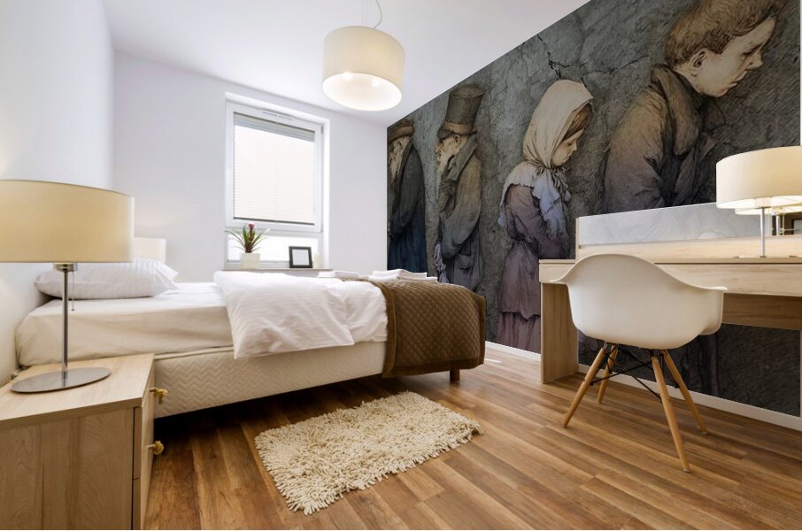 The Breadline Mural print