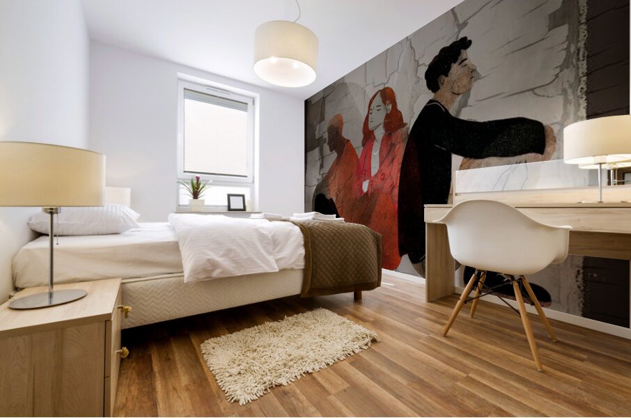 Cracks in the Soul Mural print