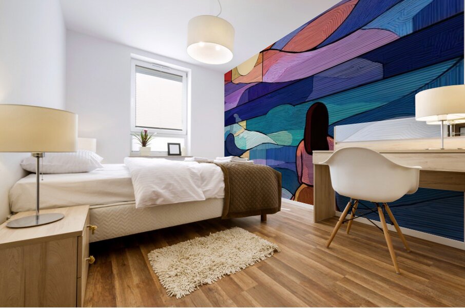 Color and Calm Mural print