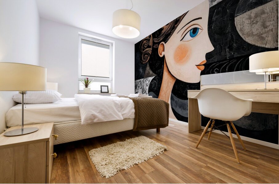 The Shape of Thought Mural print