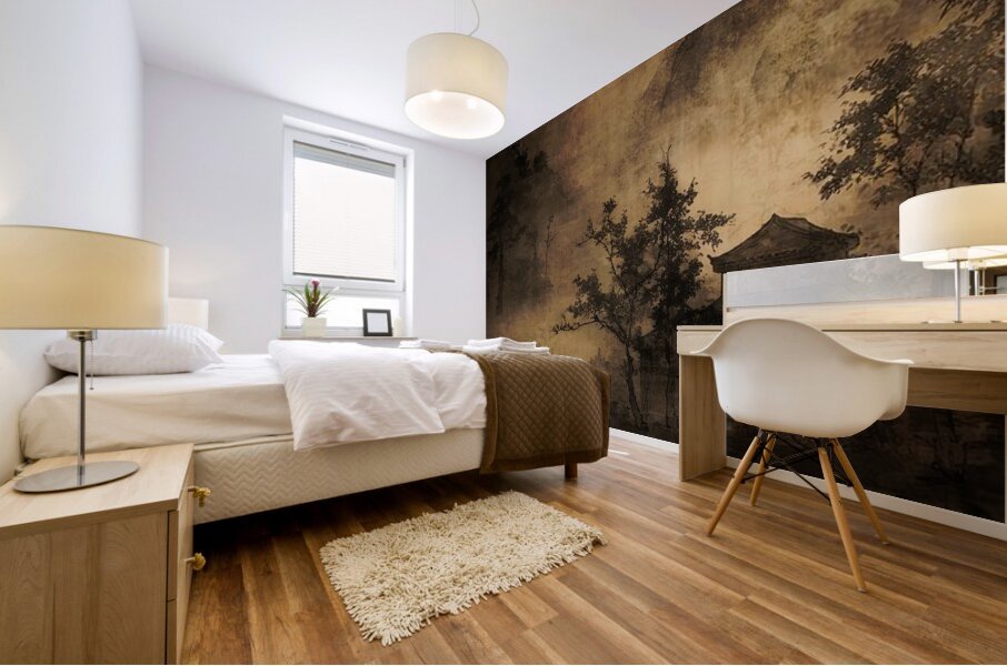 Temple of Fading Light Mural print