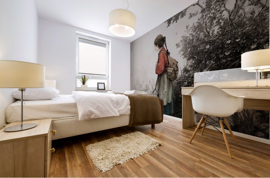 The Listening Path Mural print