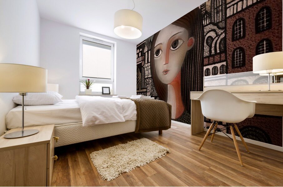 The City Within Her Mural print