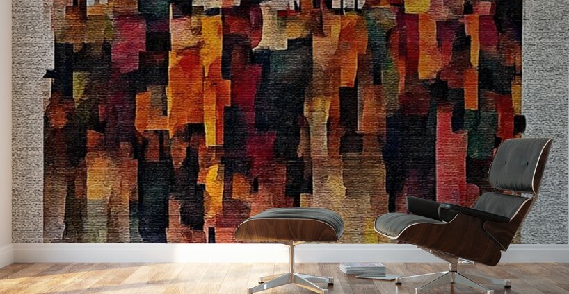 Midnight Mosaic Wall Murals