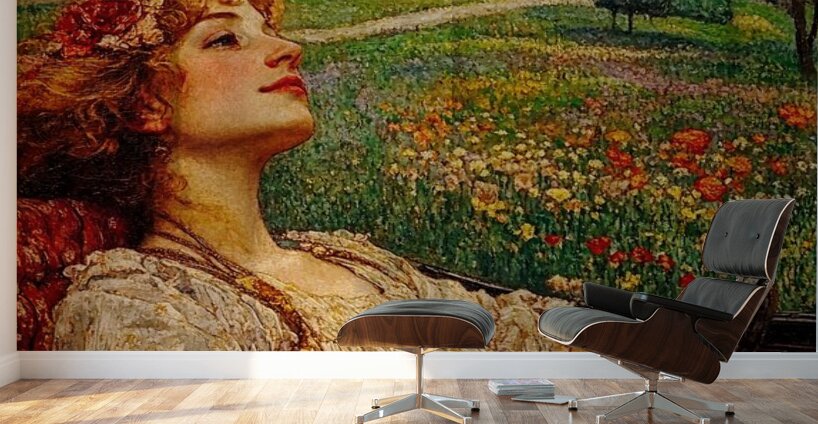 Through Dreams and Wildflowers Wall Murals