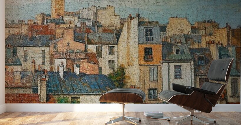 A Symphony of Rooftops Wall Murals