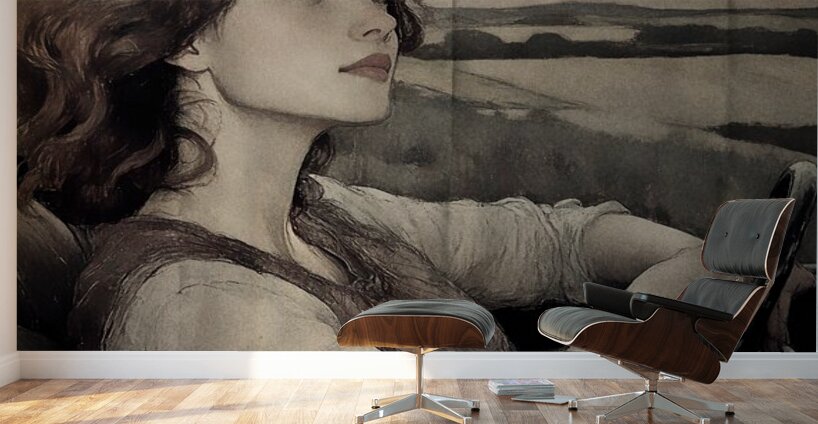 She Drives Through Poetry Wall Murals