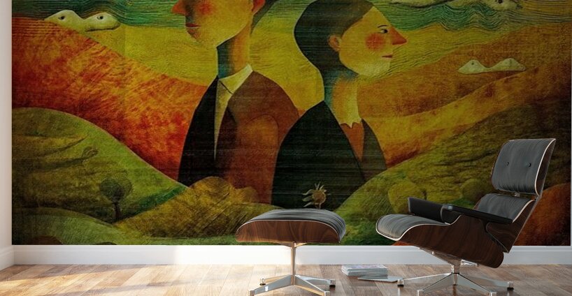 Melancholy in Full Color Wall Murals