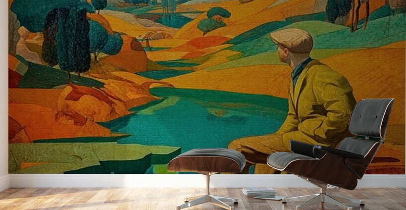 Beneath a Turquoise Sky Wall Murals