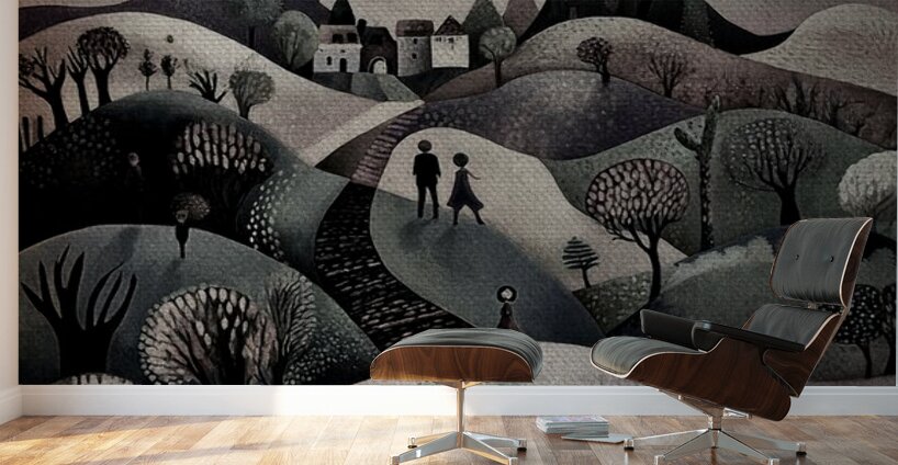 When Shadows Wander Wall Murals