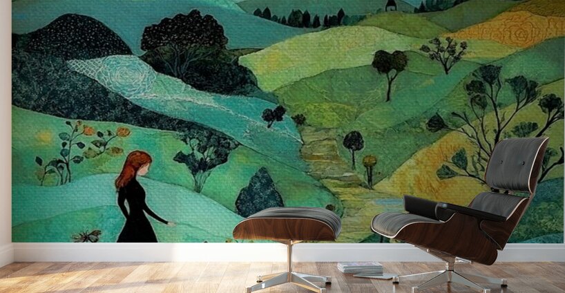Wanderer of Light Wall Murals