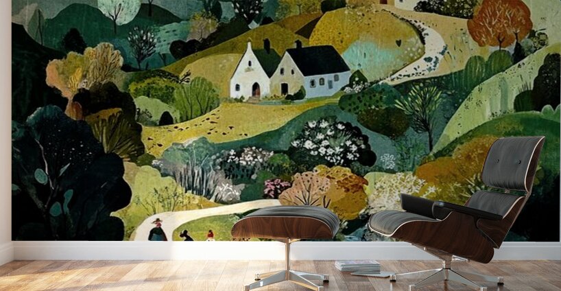 Whispers on the Hill Wall Murals