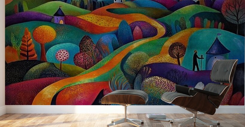 Wanderer’s Path Wall Murals
