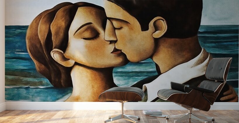 The Kiss Wall Murals