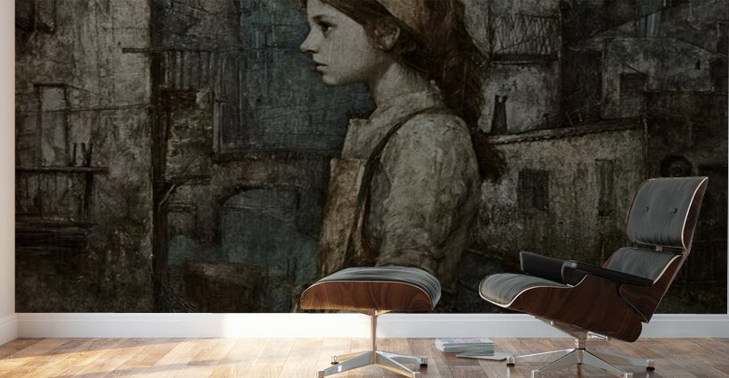 Portrait of Forgotten Hope Wall Murals