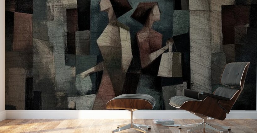 Shopping in Silence Wall Murals