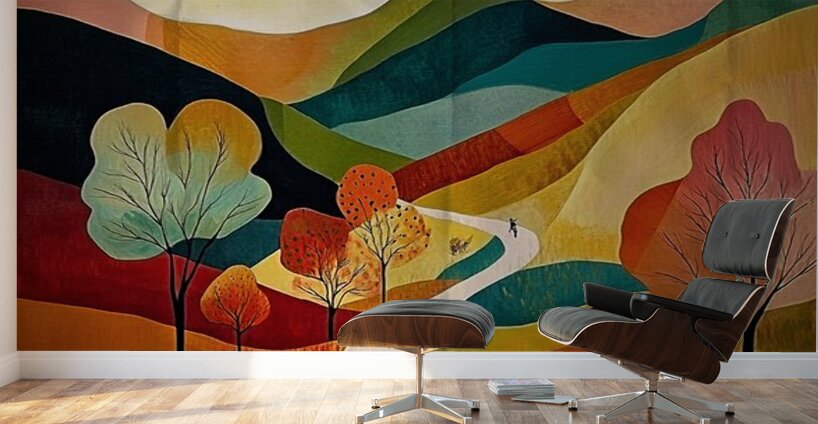 Where the Colors Lead Wall Murals