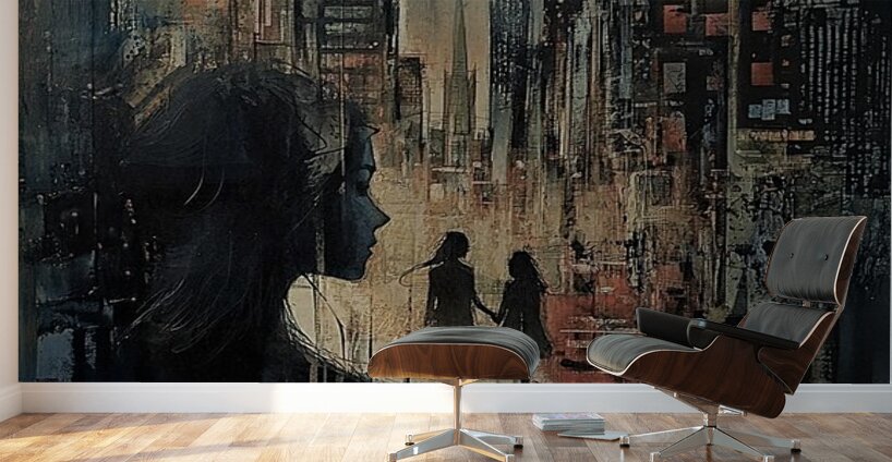 Silhouettes of Us Wall Murals