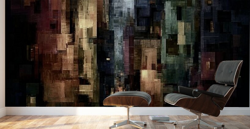 Midnight Through the Cracks Wall Murals