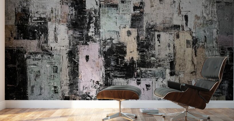 Muted Skyline Wall Murals