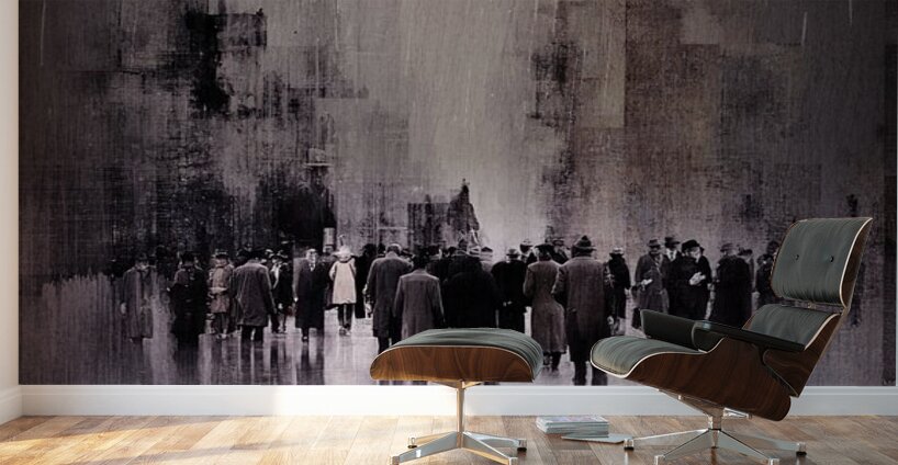 Ghosts in the Rain Wall Murals