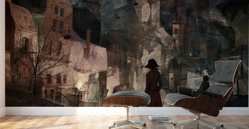 Fractured Horizons Wall Murals