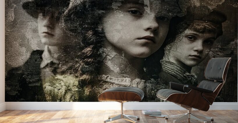 Forgotten Faces Wall Murals