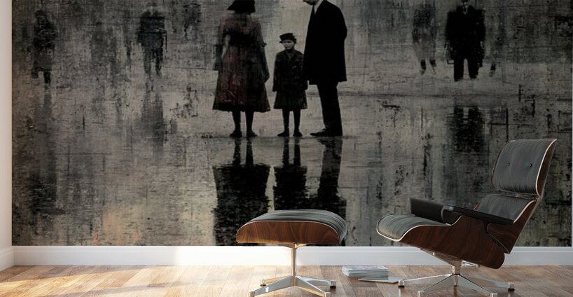 The Silence Between Wall Murals