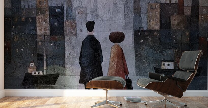 Shadows by the River Wall Murals