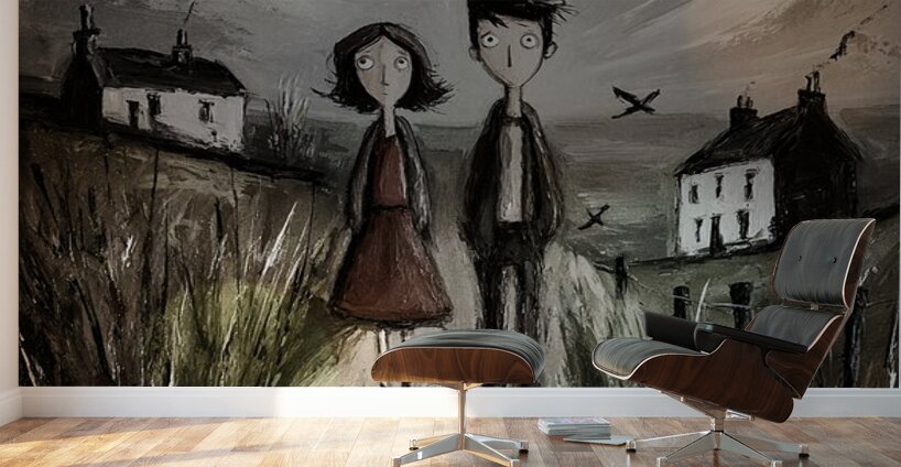 Where the Field Ends Wall Murals